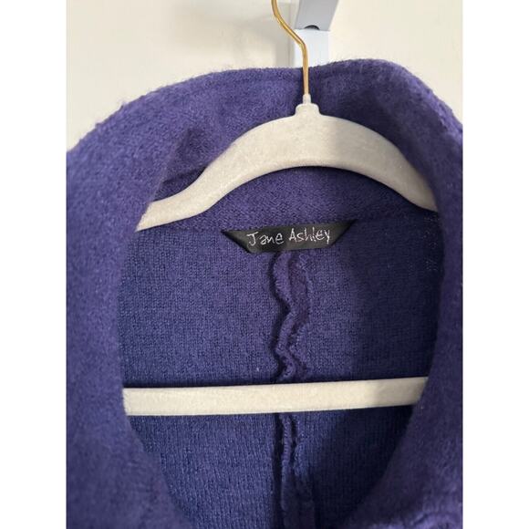 Jane Ashley Cropped Jacket Womens size Large Wool Blend Cottage Core, Vintage - Picture 4 of 6